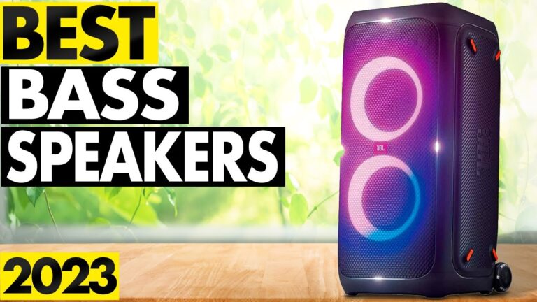 Best Bass Bluetooth Portable Speakers 2023