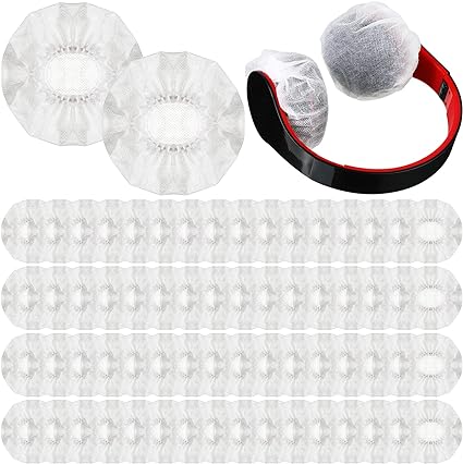 Hoteam 500 Pieces Disposable Headphone Covers